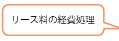 リース料の経費処理